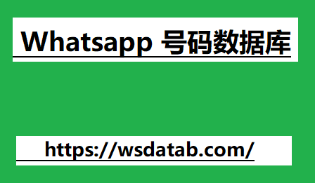 Whatsapp 号码数据库